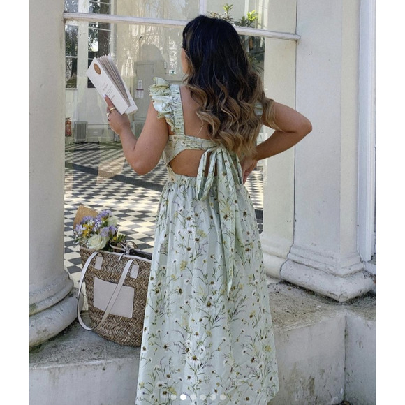 H&M Wildflower Collection Floral Poplin Dress - Picture 11 of 16